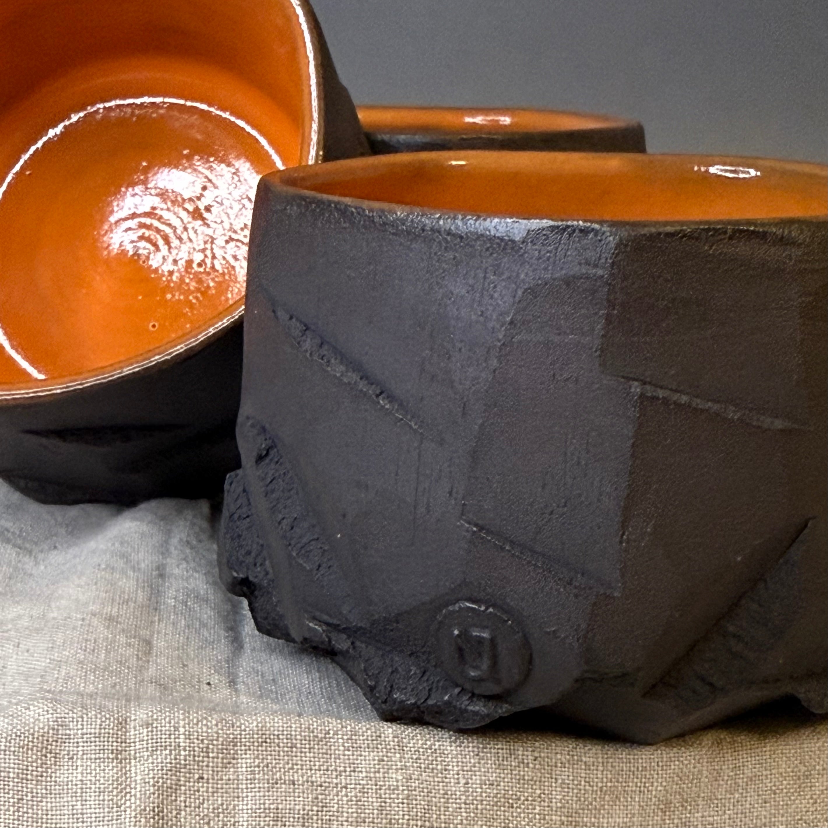 Czarki herbaciane kurinuki pomarańczowe