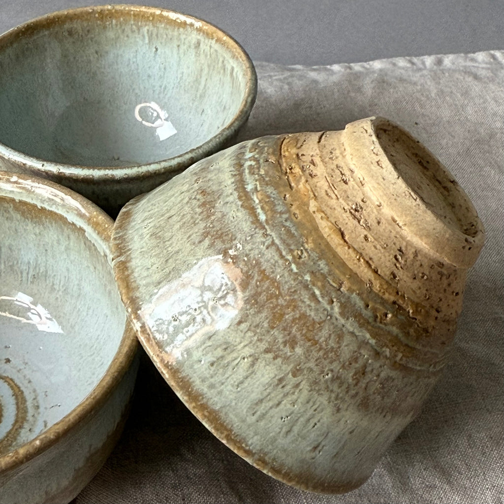 Czarki herbaciane - mame-matchachawan - komplet 3sztuk