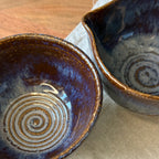 Czarki herbaciane - mame-matchachawan - komplet 2 sztuk - torfowe jezioro”