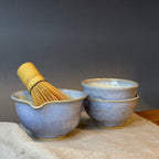 Czarki do ceremonii herbaty - chanoyu - „alabaster”