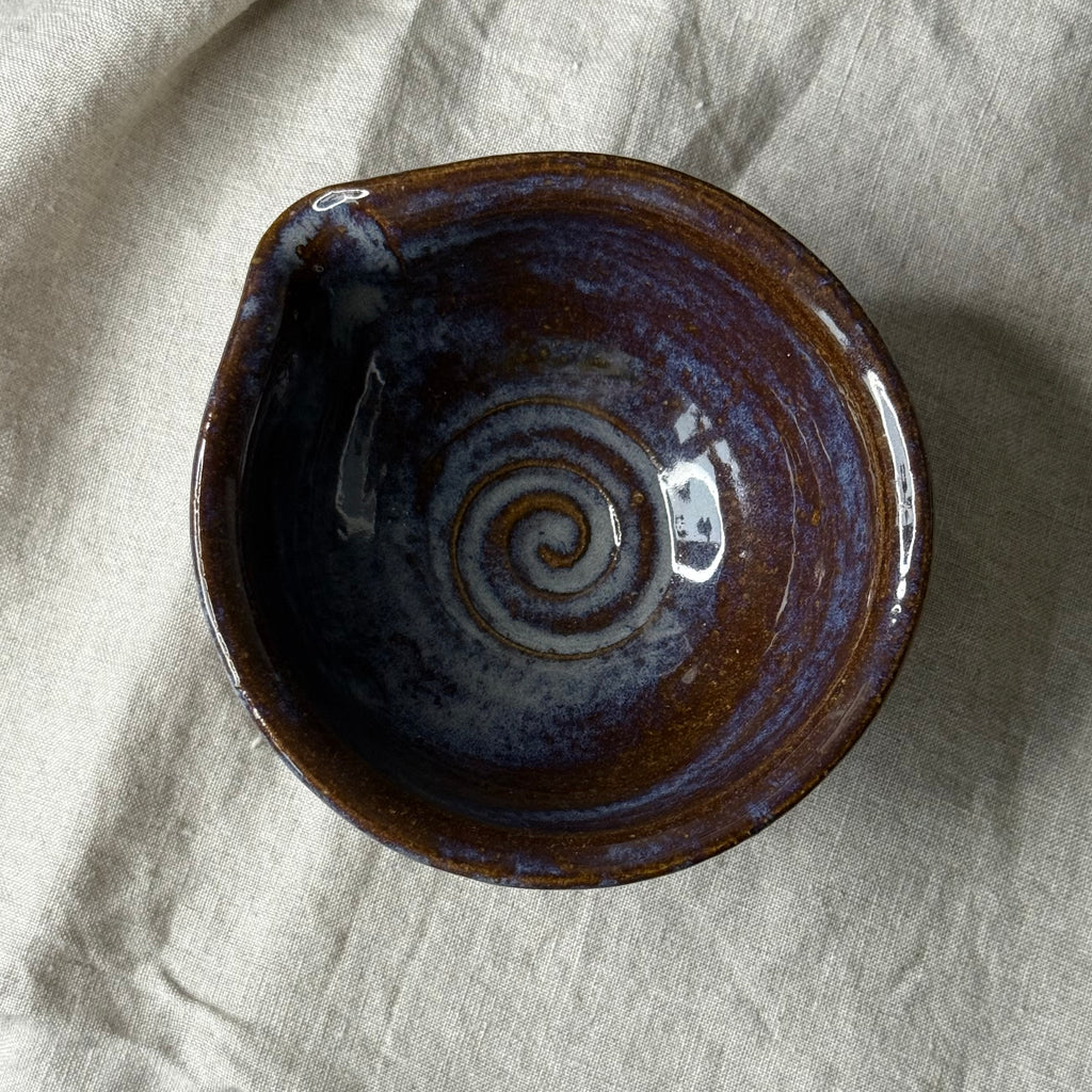 Czarki herbaciane - mame-matchachawan „torfowe jezioro” - komplet 3 elementowy