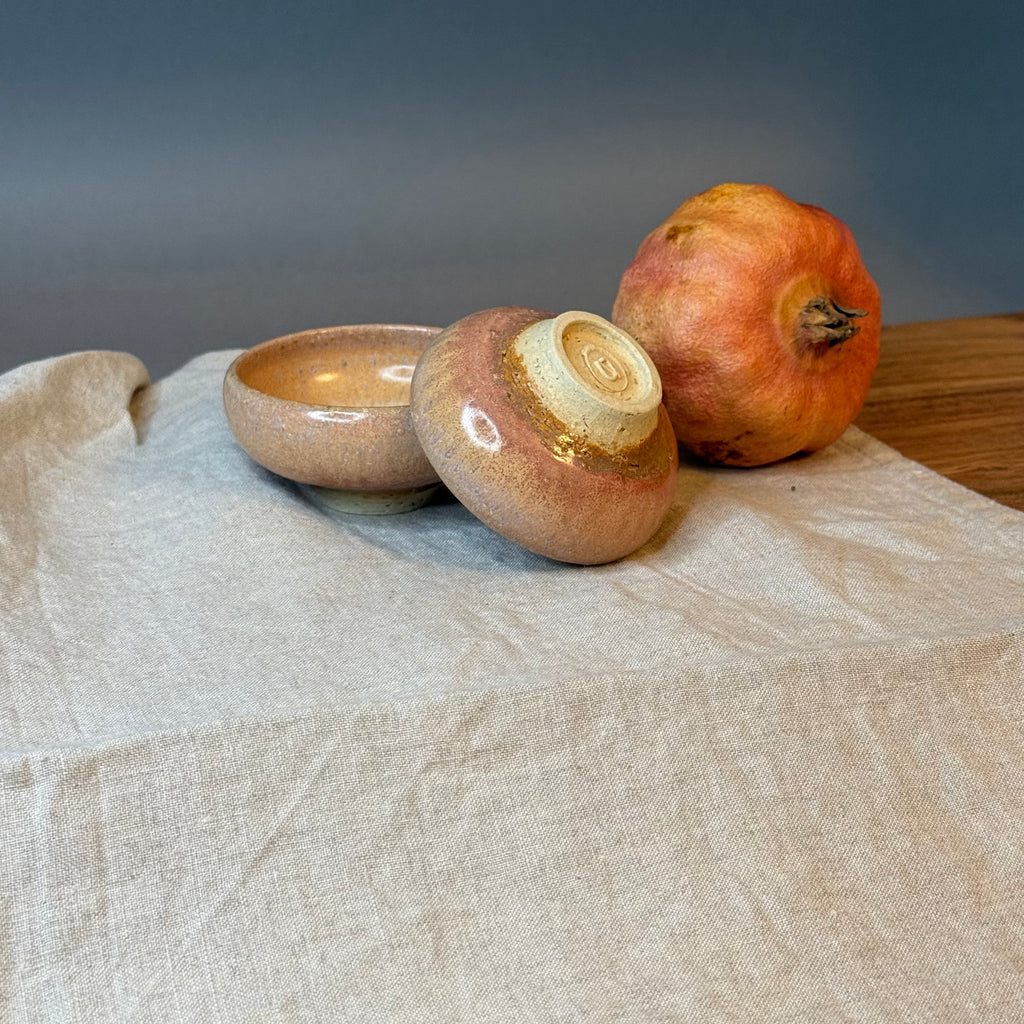 Małe czarki do ceremonii czarnej herbaty - komplet 2 sztuk