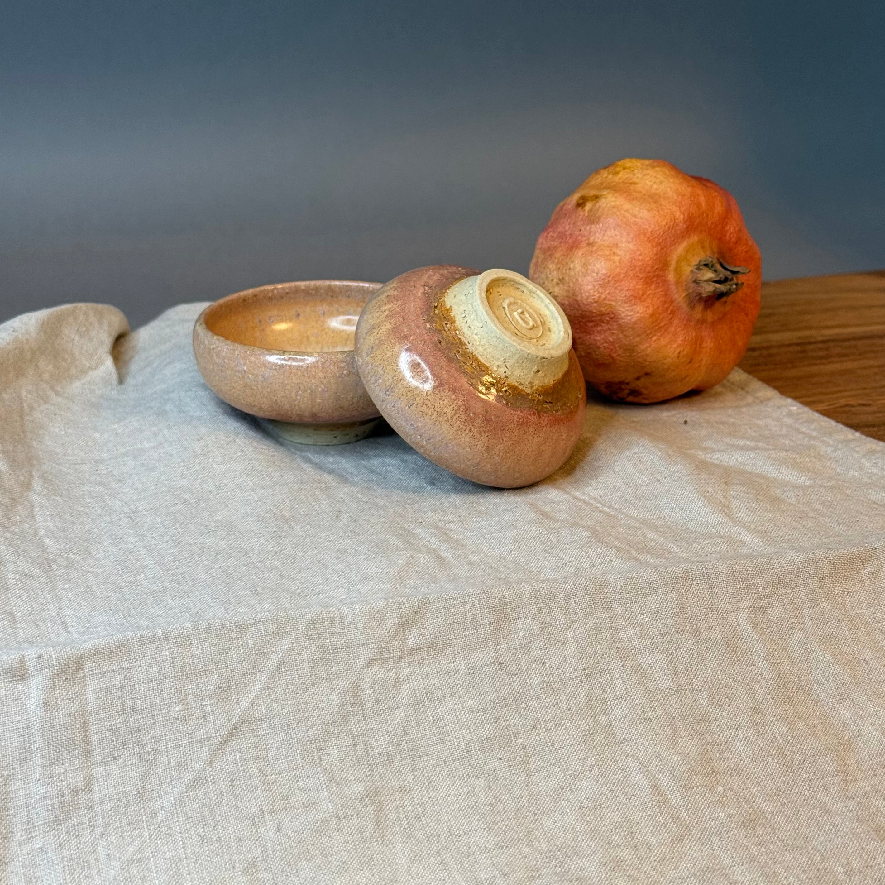 Małe czarki do ceremonii czarnej herbaty - komplet 2 sztuk