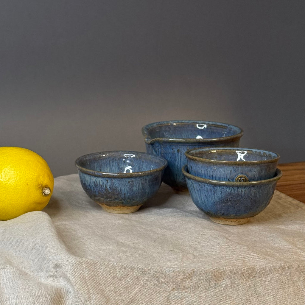 Komplet czarek do ceremonii herbaty - „tafla jeziora”