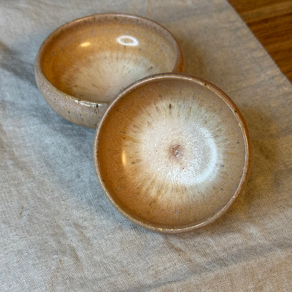 Małe czarki do ceremonii czarnej herbaty - komplet 2 sztuk