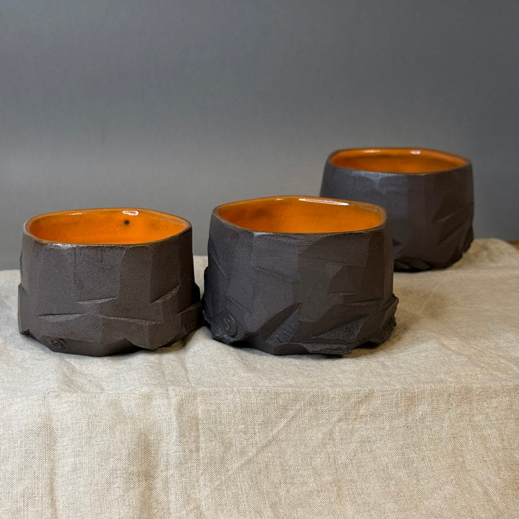 Czarki herbaciane kurinuki pomarańczowe