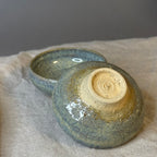 Małe otwarte czarki do ceremonii herbaty - „liść szałwi”