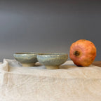 Małe otwarte czarki do ceremonii herbaty - „liść szałwi”