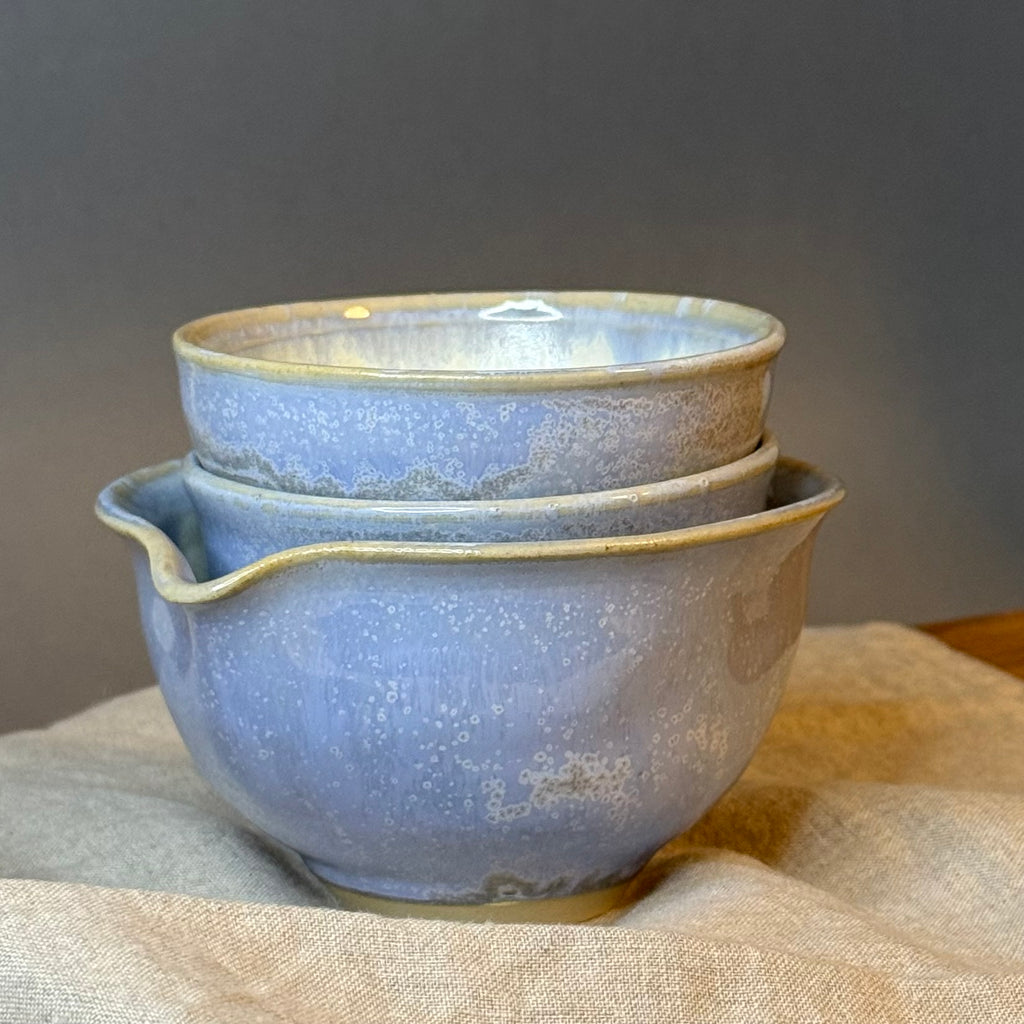 Czarki do ceremonii herbaty - chanoyu - „alabaster”