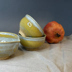 Komplet czarek w kształcie persymony do ceremonii herbaty 3 elementowy