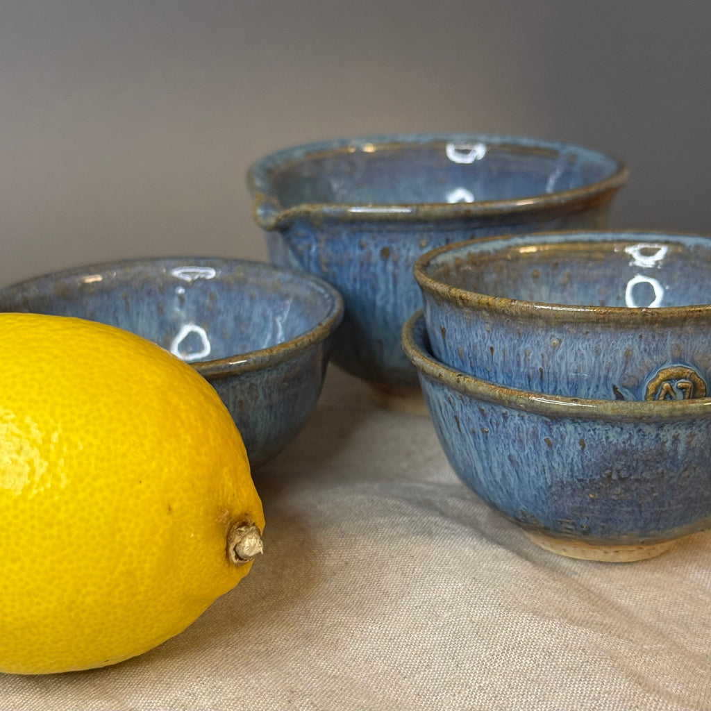 Komplet czarek do ceremonii herbaty - „tafla jeziora”