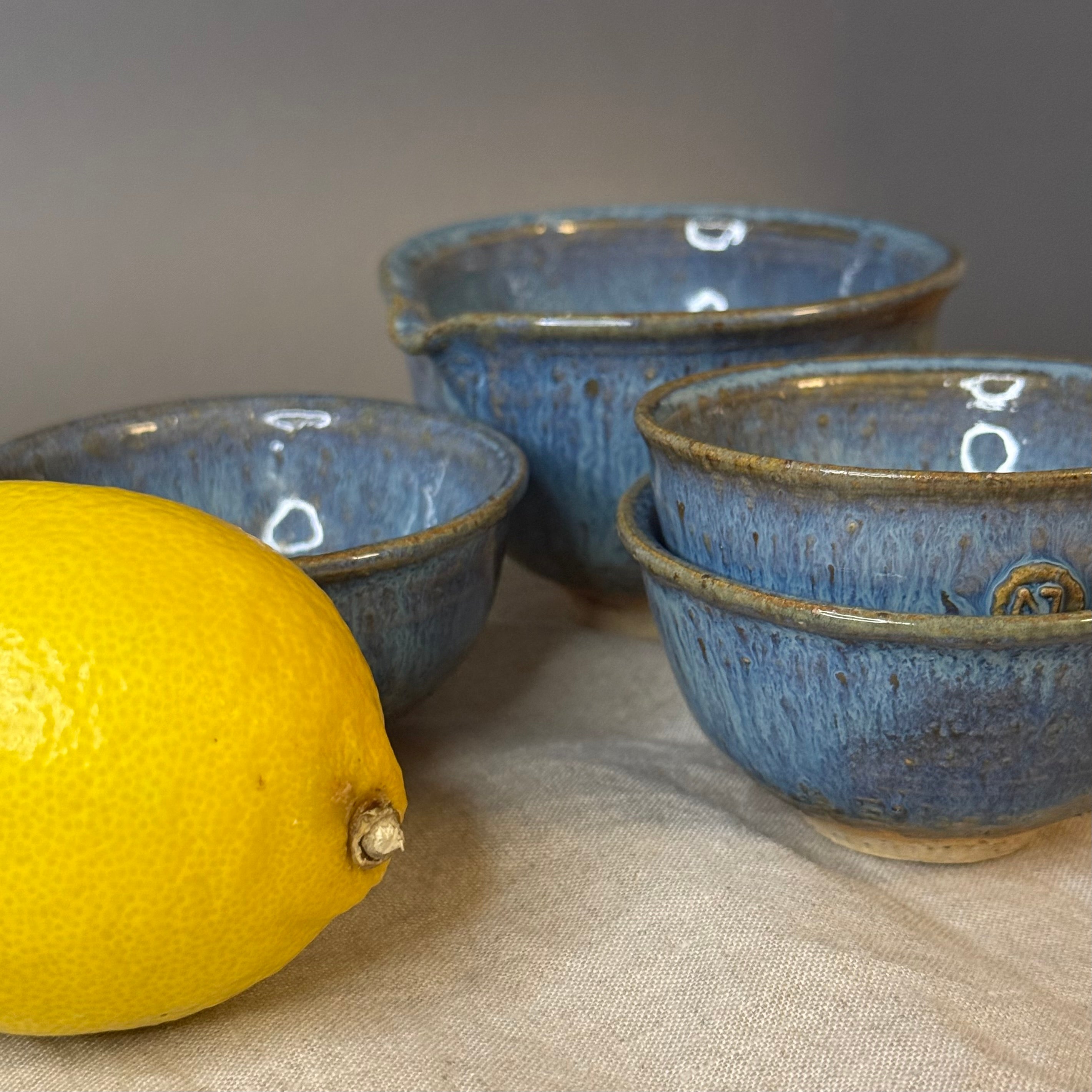 Komplet czarek do ceremonii herbaty - „tafla jeziora”