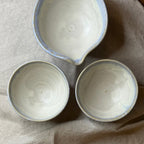 Czarki do ceremonii herbaty - chanoyu - „alabaster”