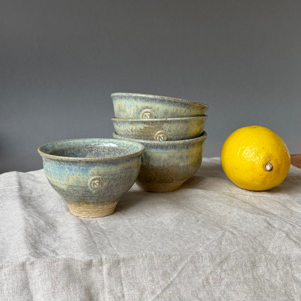 Komplet 4 czarek do ceremonii chanoyu