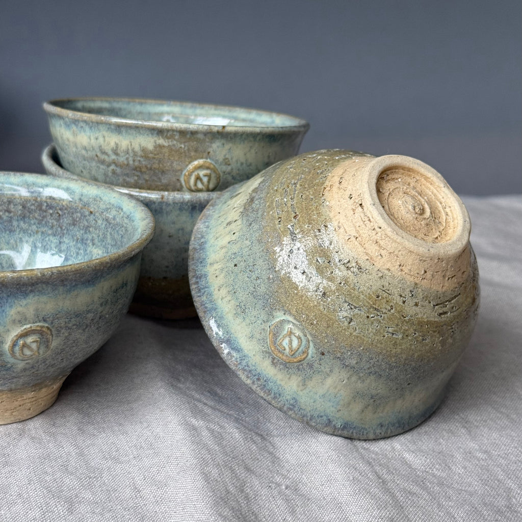 Komplet 4 czarek do ceremonii chanoyu