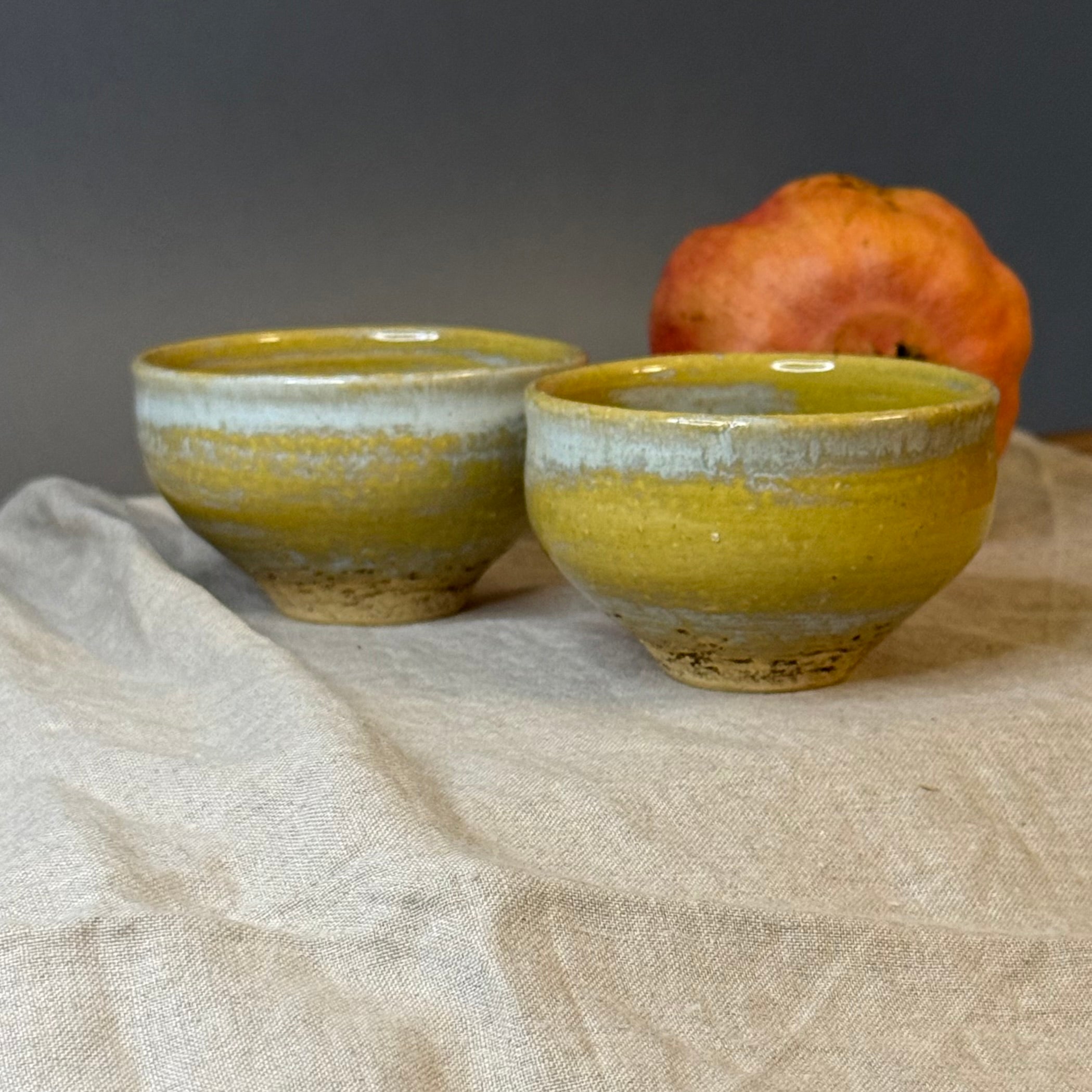 Czarki herbaciane w kształcie persymony