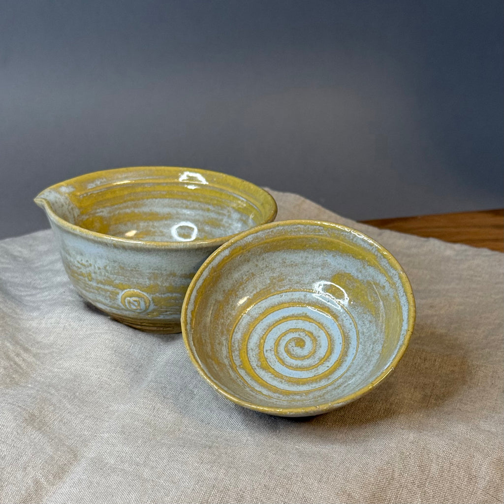 Komplet czarek do ceremonii herbaty 2 elementowy