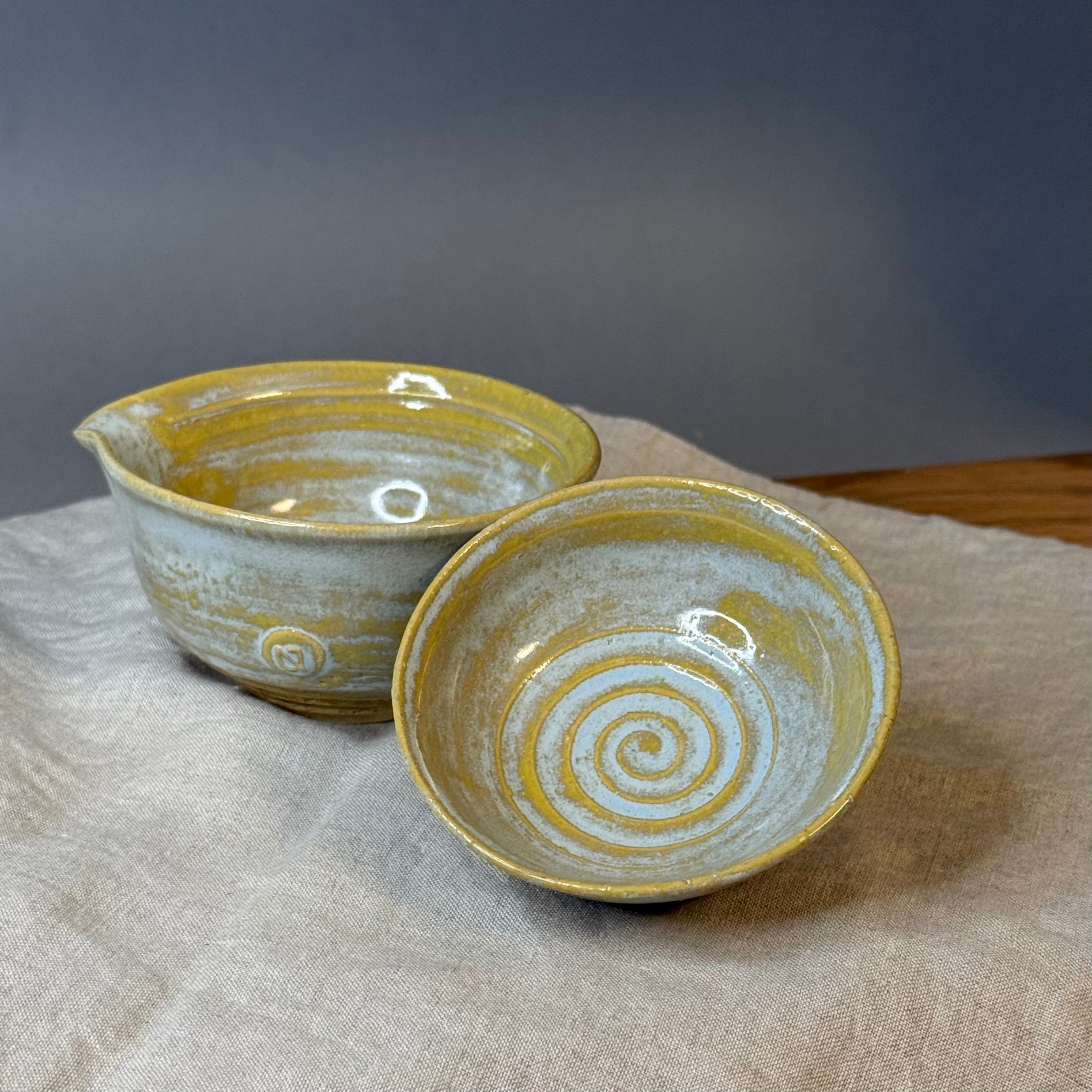 Komplet czarek do ceremonii herbaty 2 elementowy