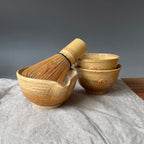 Czarki do herbaty - mame-matchachawan- komplet 3 elementowy - „imbir”