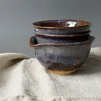 Czarki herbaciane - mame-matchachawan „torfowe jezioro” - komplet 3 elementowy