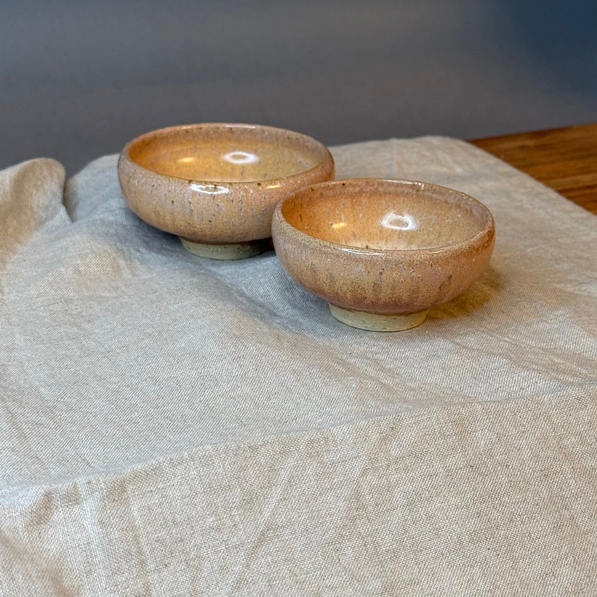 Małe czarki do ceremonii czarnej herbaty - komplet 2 sztuk