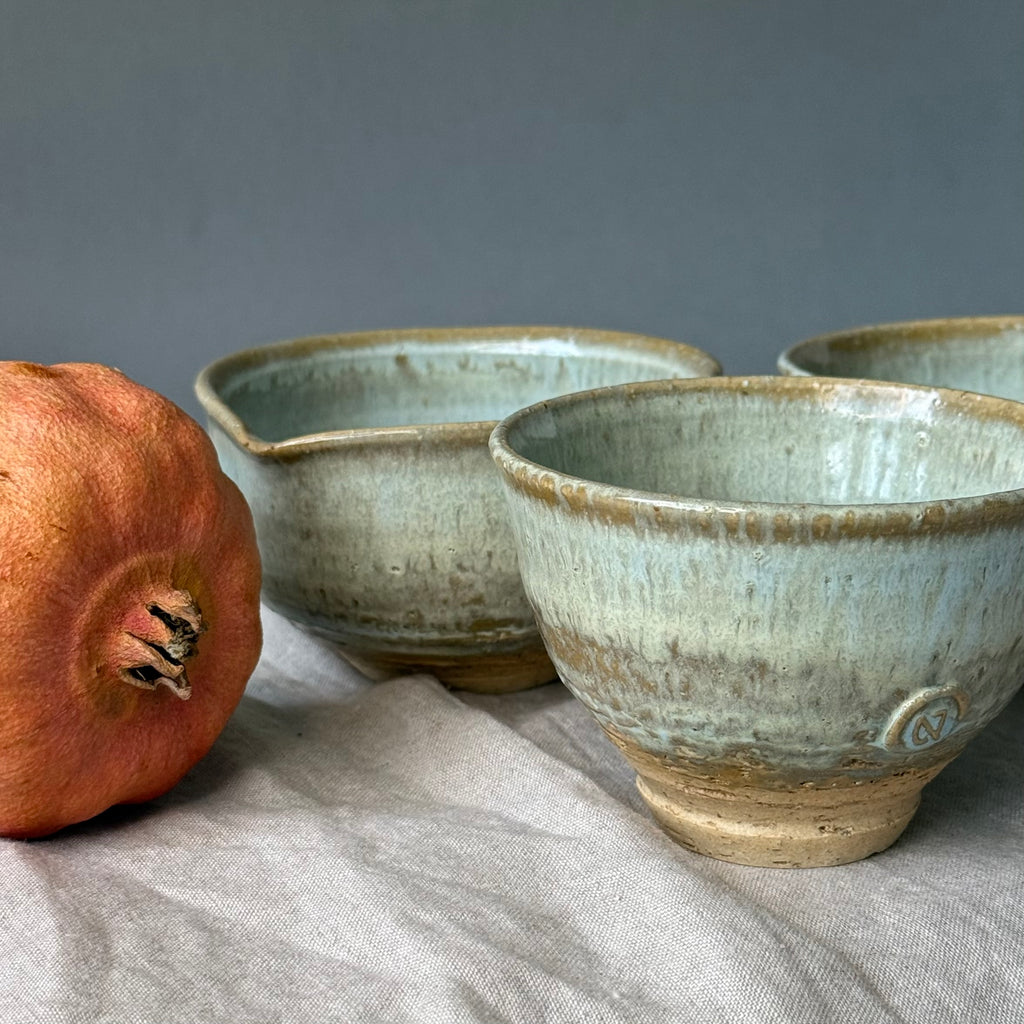 Czarki herbaciane - mame-matchachawan - komplet 3sztuk