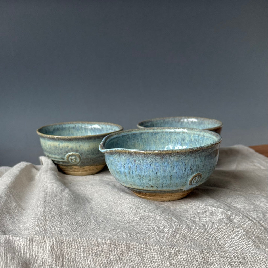 Czarki do herbaty - mame-matchachawan- komplet 3 elementowy