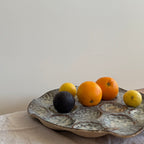 Patera ceramiczna na owoce „Kropla drąży kamień”