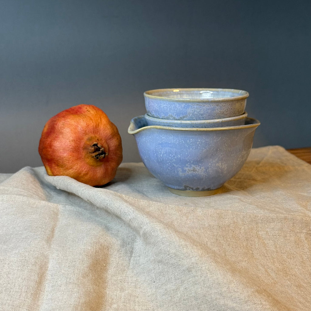 Czarki do ceremonii herbaty - chanoyu - „alabaster”