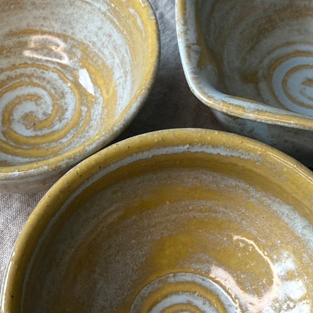 Czarki do herbaty - mame-matchachawan - komplet 3 sztuk