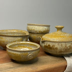 Zestaw do ceremonii chanoyu: shiboridashi z pokrywką, Gaiwan i czarki– kolekcjonerski zestaw do herbat premium
