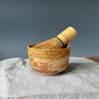 Czarka matchachawan - szkliwo popiołowe - „rdza”