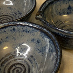 Komplet czarek herbacianych do ceremonii chanoyu - „nocne niebo”