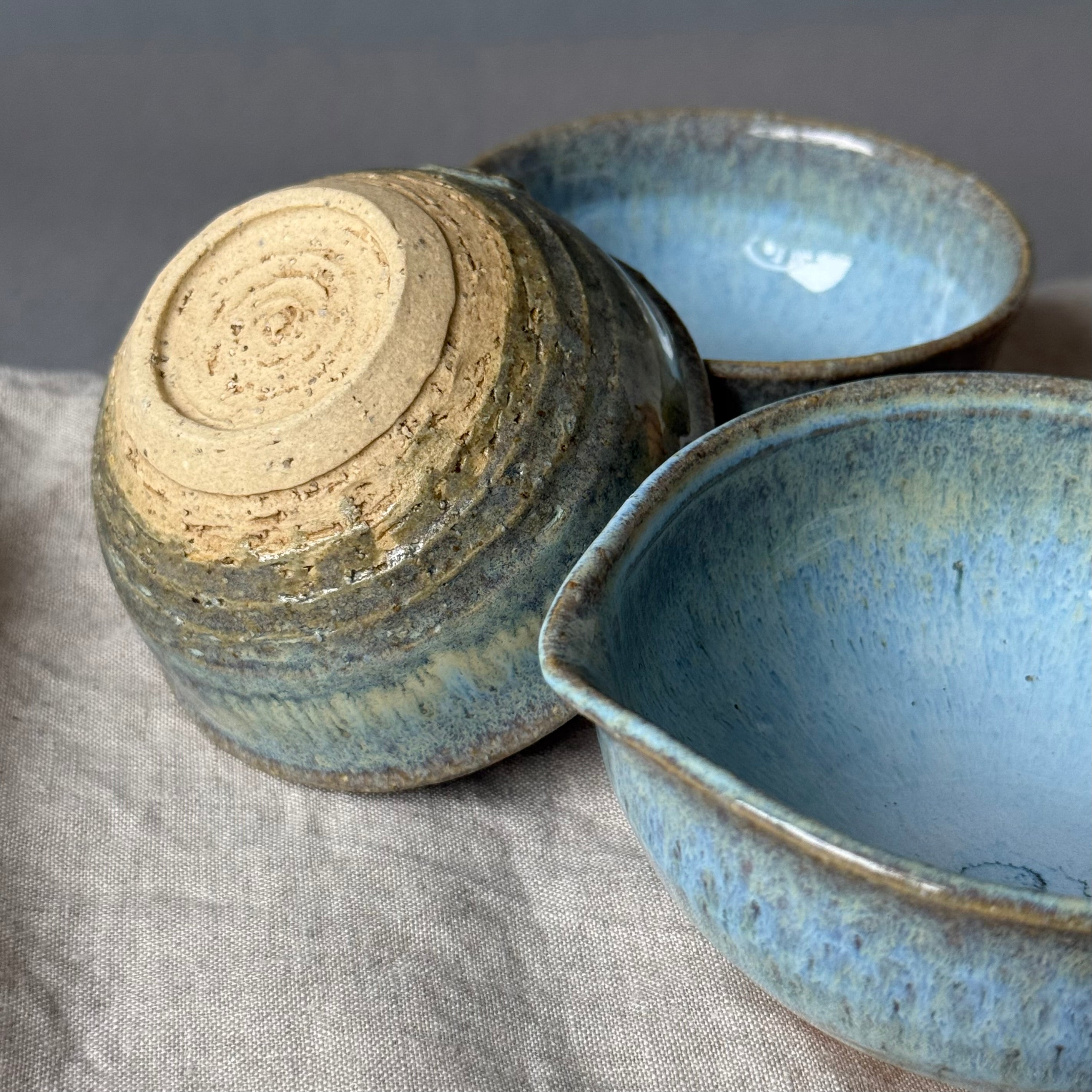 Czarki do herbaty - mame-matchachawan- komplet 3 elementowy