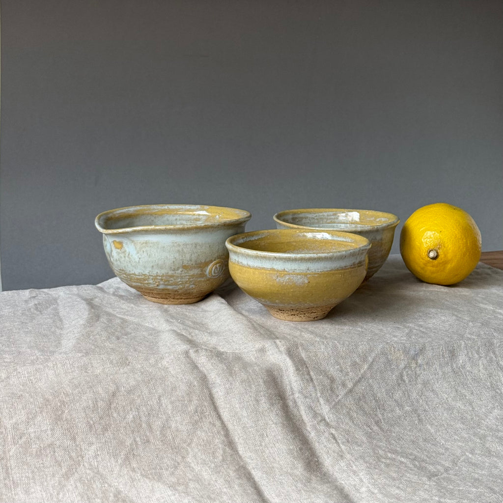 Czarki do herbaty - mame-matchachawan - komplet 3 sztuk