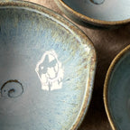 Czarki do herbaty - mame-matchachawan- komplet 3 elementowy