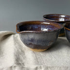 Czarki herbaciane - mame-matchachawan „torfowe jezioro” - komplet 3 elementowy