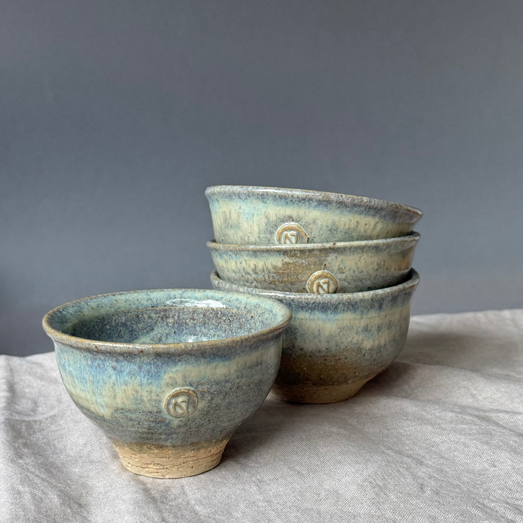 Komplet 4 czarek do ceremonii chanoyu