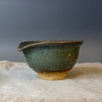 Komplet czarek herbacianych - mame-chawan - „malachitowa łąka”