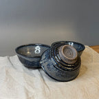 Komplet czarek herbacianych do ceremonii chanoyu - „nocne niebo”