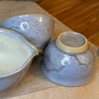 Czarki do ceremonii herbaty - chanoyu - „alabaster”