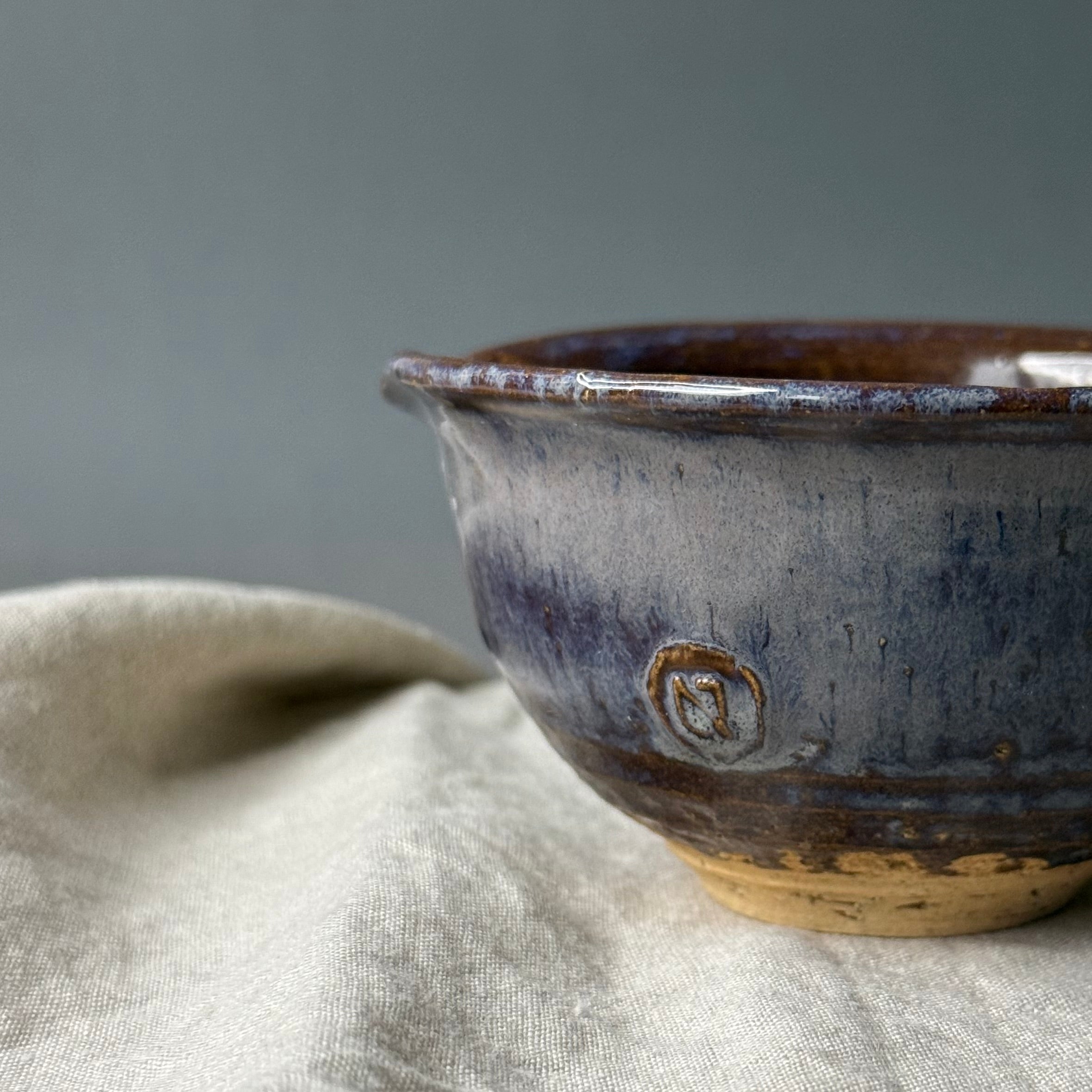 Czarki herbaciane - mame-matchachawan „torfowe jezioro” - komplet 3 elementowy