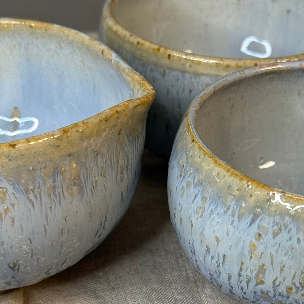 Komplet czarek herbacianych -mame-chawan - „jesienne niebo”